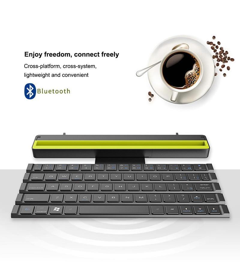 Foldable Bluetooth Keyboard Flexible Roll Design