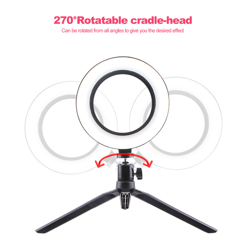LED Ring Light with Tripod (Selfie Light)