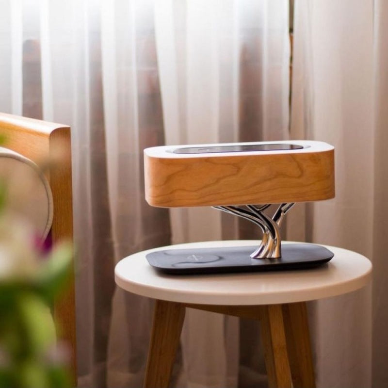 Tree Lamp Bluetooth Speaker with Wireless Charger