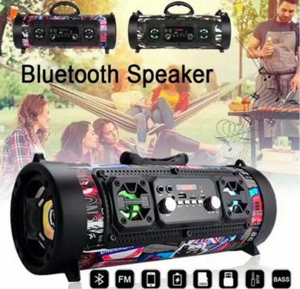 High-Power Waterproof Bluetooth Speaker