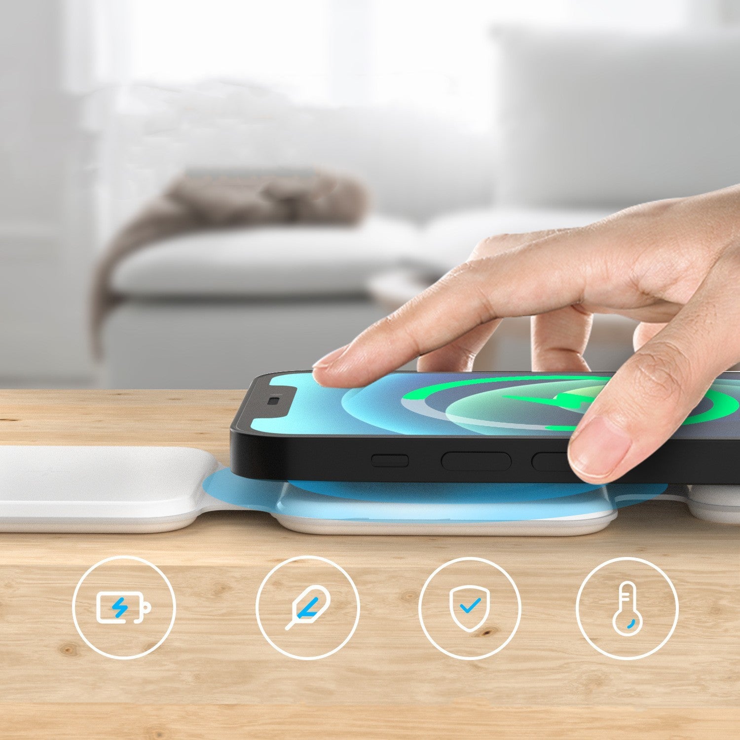 3-in-1 Foldable Magnetic Wireless Charger Station