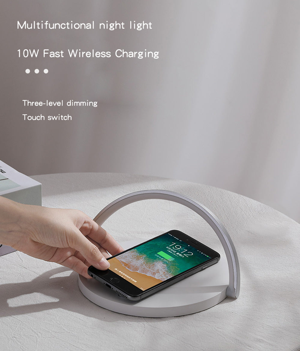Fast Qi Wireless Charging Table Lamp