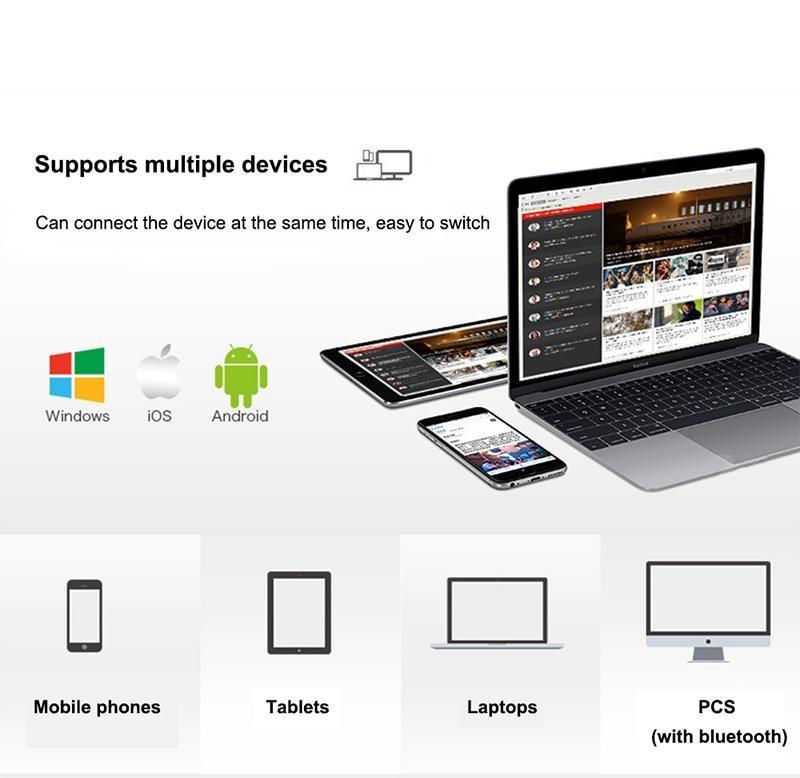 Foldable Bluetooth Keyboard Flexible Roll Design