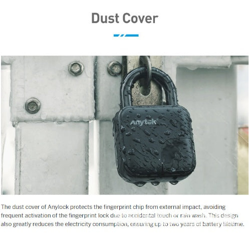 Smart Waterproof Fingerprint Lock (L3)