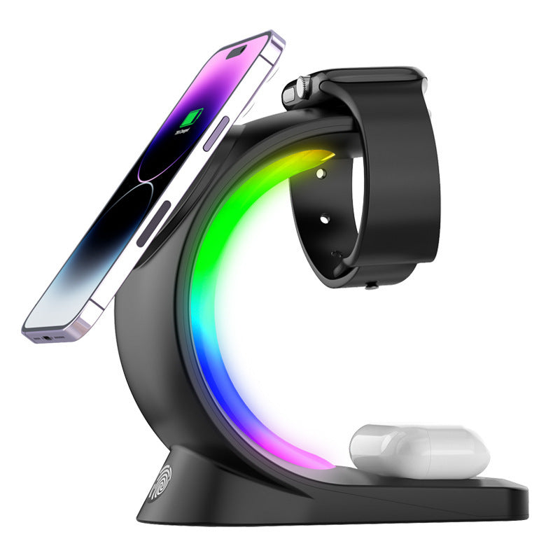 4-in-1 Magnetic Wireless Charging Station for iPhone & AirPods