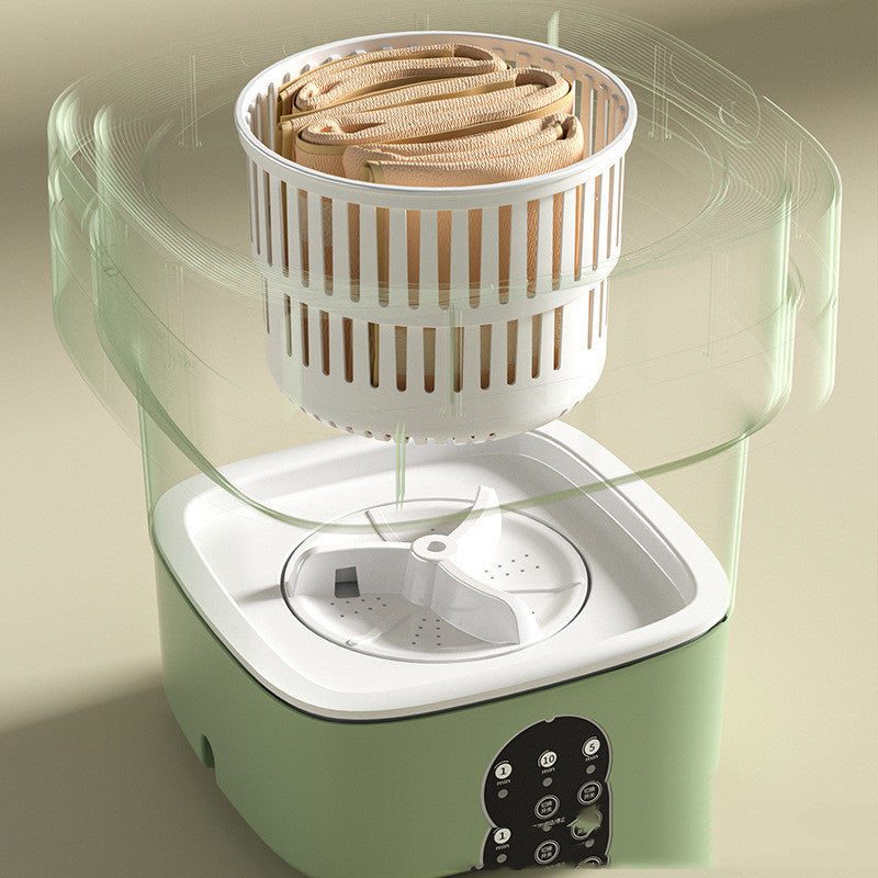 Mini Foldable Washing Machine (3-Mode Spin Dry)