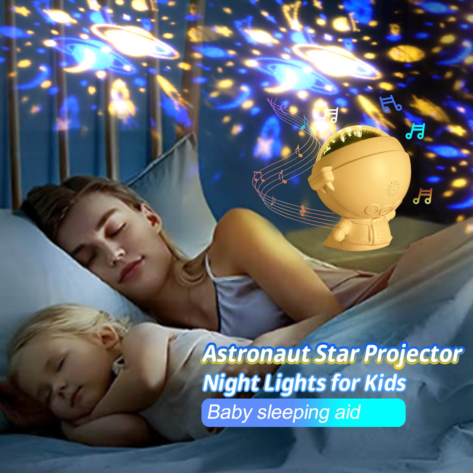 Astronaut Galaxy Projector Star Lamp Gift
